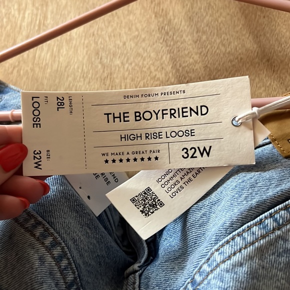 Denim Forum boyfriend high rise loose Aritzia denim - Picture 6 of 7